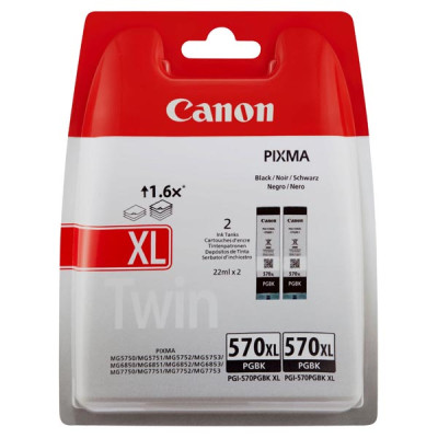 Canon PGI-570XL PGBK (0318C007), originálny atrament, čierny, 2-pack