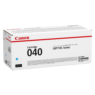 Canon 040C (0458C001), originálny toner, azúrový