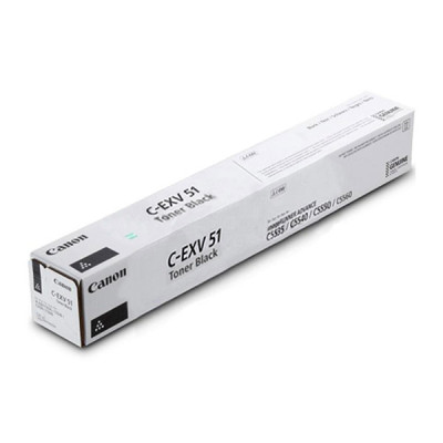 Canon C-EXV51Bk (0481C002), originálny toner, čierny