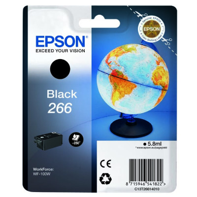 Epson T2661 (C13T26614010), originálny atrament, čierny, 5,8 ml