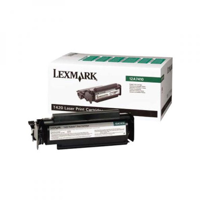 Lexmark 12A7410, originálny toner, čierny