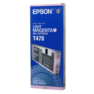 Epson T478 (C13T478011), originálny atrament, svetlo purpurový, 220 ml