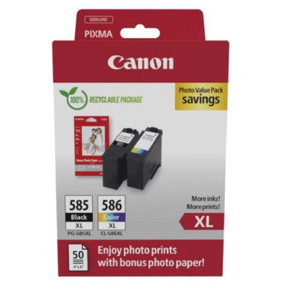 Canon PG-585XL/CL-586XL (6204C005), originálny atrament, čierny/farebný, +GP-501 50 listů