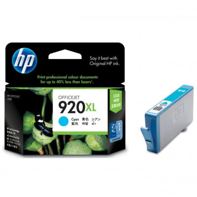 HP CD972AE (920XL), originálny atrament, azúrový, 6 ml