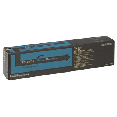 Kyocera TK-8705C, originálny toner, azúrový