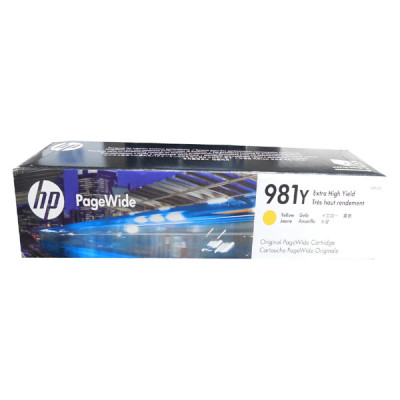 HP L0R15A (981Y), originálny atrament, žltý, 185 ml