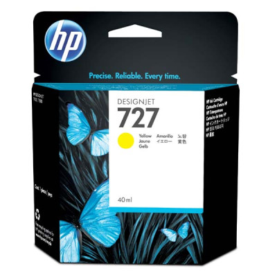 HP B3P15A (727), originálny atrament, žltý, 40 ml