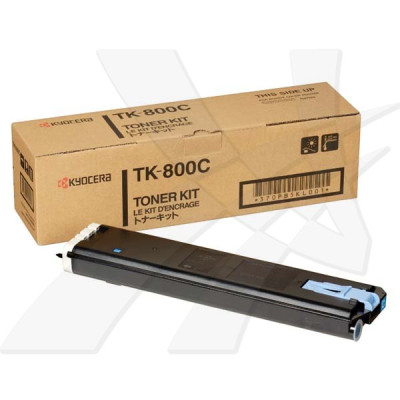 Kyocera TK-800C, originálny toner, azúrový