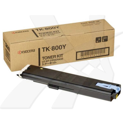 Kyocera TK-800Y, originálny toner, žltý