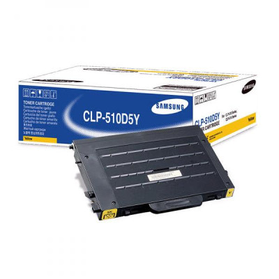 Samsung CLP-510D5Y, originálny toner, žltý