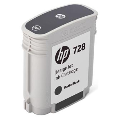 HP F9J64A (728), originálny atrament, matne čierny, 69 ml