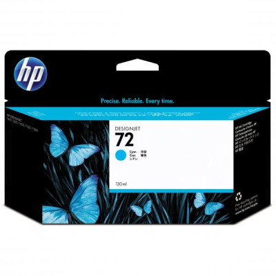 HP C9371A (72), originálny atrament, azúrový, 130 ml