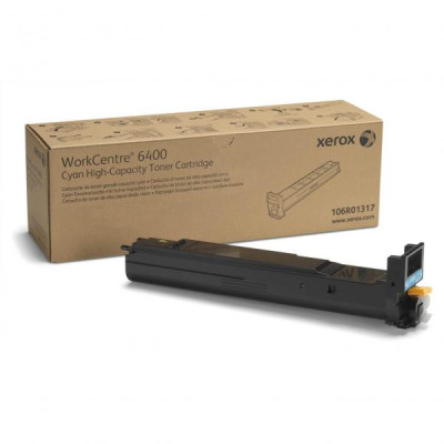 Xerox 106R01317, originálny toner, azúrový