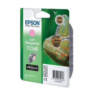 Epson T0346 (C13T034640), originálny atrament, svetlo purpurový, 17 ml