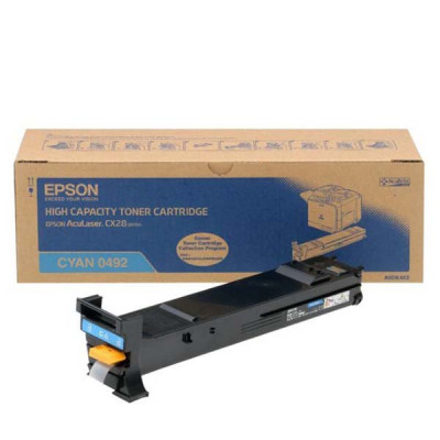 Epson C13S050492, originálny toner, azúrový