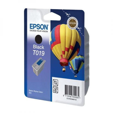 Epson T019 (C13T019401), originálny atrament, čierny, 24 ml