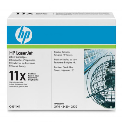 HP Q6511XD (11X), originálny toner, čierny, 2-pack