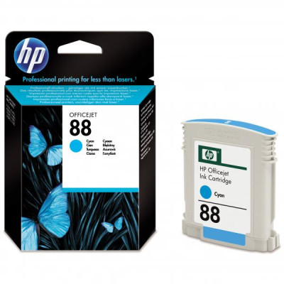 HP C9386AE (88), originálny atrament, azúrový, 9 ml