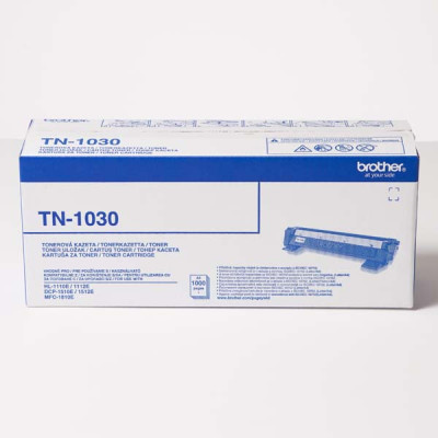 Brother TN-1030Bk, originálny toner, čierny, 1000 strán