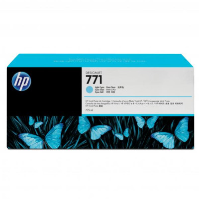 HP CE042A (771), originálny atrament, svetlo azúrový, 775 ml