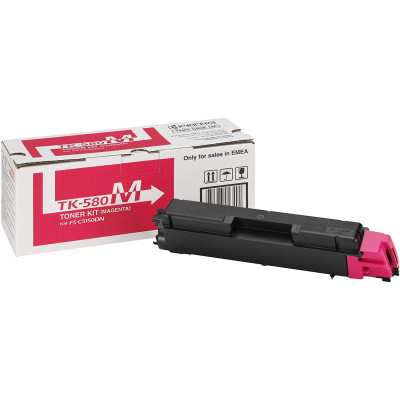 Kyocera TK-580M (1T02KTBNL0), originálny toner, purpurový