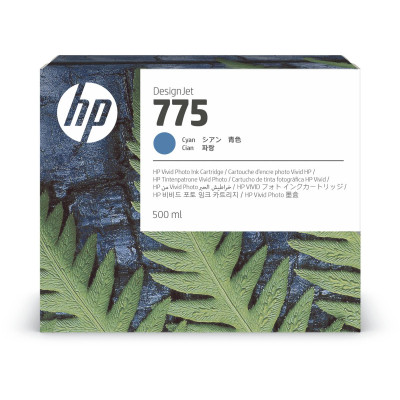 HP 1XB17A (775), originálny atrament, azúrový, 500 ml