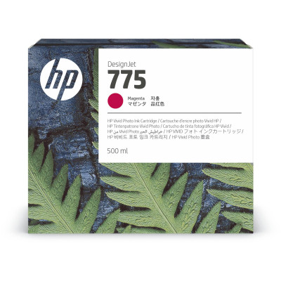 HP 1XB18A (775), originálny atrament, purpurový, 500 ml