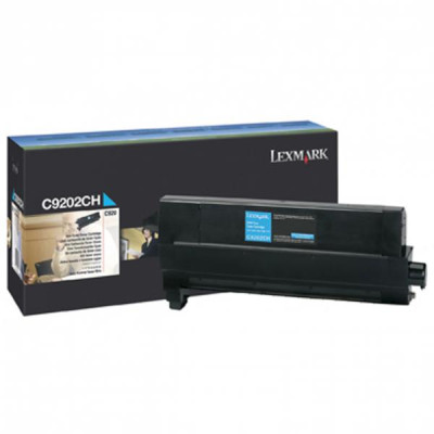 Lexmark C9202CH, originálny toner, azúrový