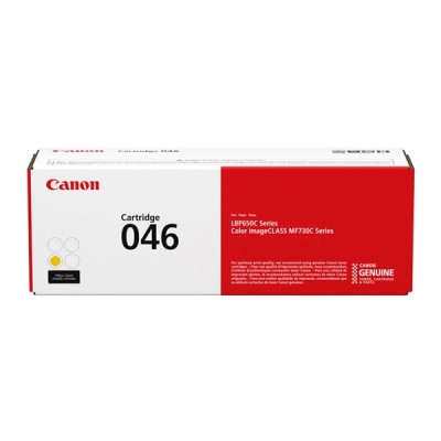 Canon 046Y (1247C002), originálny toner, žltý, 2300 strán