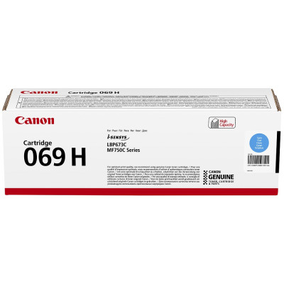 Canon 069HC (5097C002), originálny toner, azúrový, 5900 strán