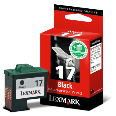 Lexmark 10NX217E (#17), originálny atrament, čierny