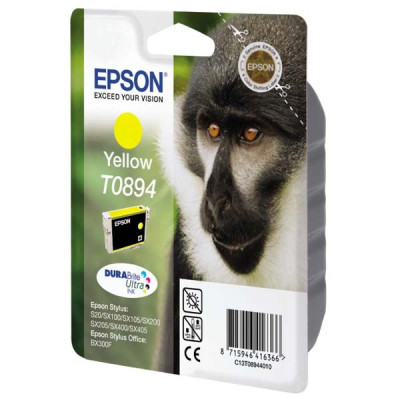 Epson T0894 (C13T08944011), originálny atrament, žltý, 3,5 ml