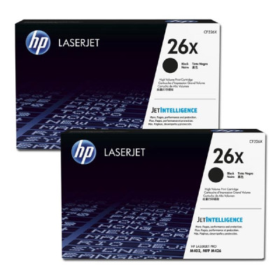 HP CF226XD (26X), originálny toner, čierny, 2-pack