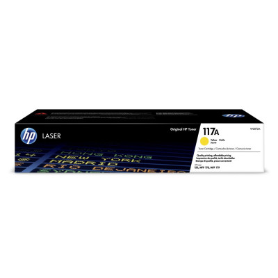 HP W2072A (117A), originálny toner, žltý, 700 strán