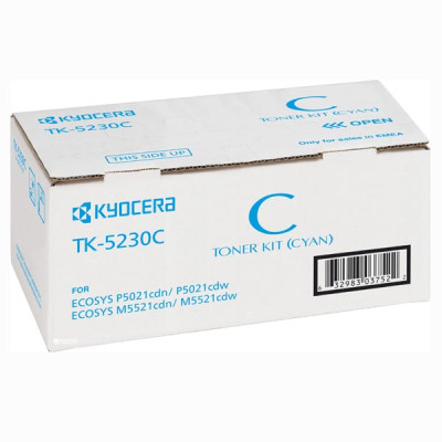 Kyocera TK-5230C (1T02R9CNL0), originálny toner, azúrový