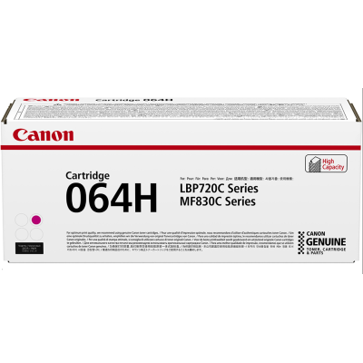 Canon 064HM (4934C001), originálny toner, purpurový, XL