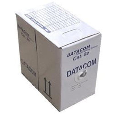 DATACOM UTP flex, Cat5e PVC, šedý, 305m, lanko