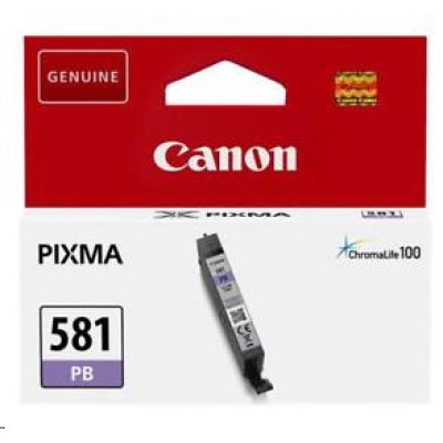 Canon CLI-581 PB (2107C001), originálny atrament, photo azúrový, 5,6 ml