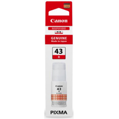 Canon GI-43R (4716C001), originálny atrament, červený, 60 ml