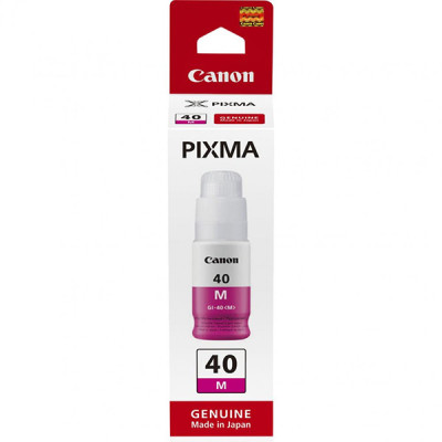 Canon GI-40M (3401C001), originálny atrament, purpurový, 70 ml