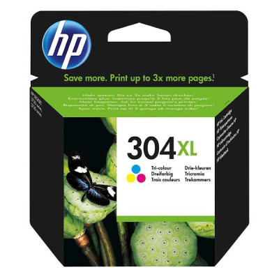 HP N9K07AE (304XL), originálny atrament, farebný, 300 strán (7 ml)