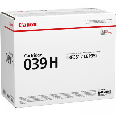 Canon 039H (0288C001), originálny toner, čierny