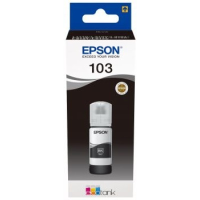 Epson T00S1 (C13T00S14A, 103), originálny atrament, čierny, 65 ml