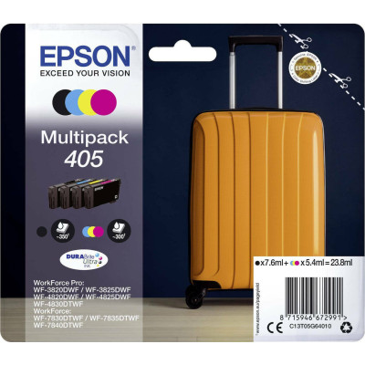 Epson T05G6 (C13T05G64010, 405), originálny atrament, CMYK, 4-pack