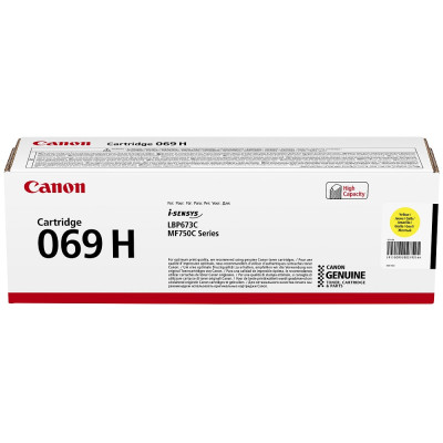 Canon 069HY (5095C002), originálny toner, žltý, 5900 strán