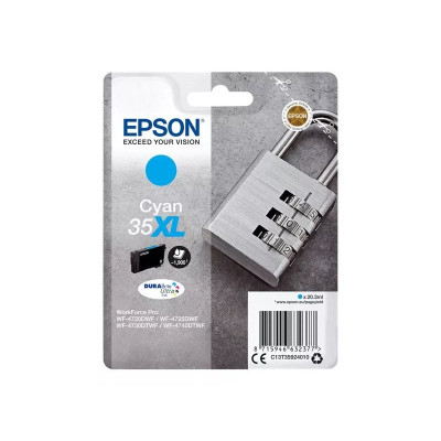 Epson T3592 (C13T35924010, 35XL), originálny atrament, azúrový, 20,3 ml, XL