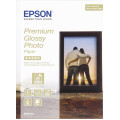 Epson Premium Glossy Photo Paper, foto papír, lesklý, biela, Stylus Color, Photo, Pro, 13x18cm, 5x7", 255 g/m2, 30 ks, C13S042154