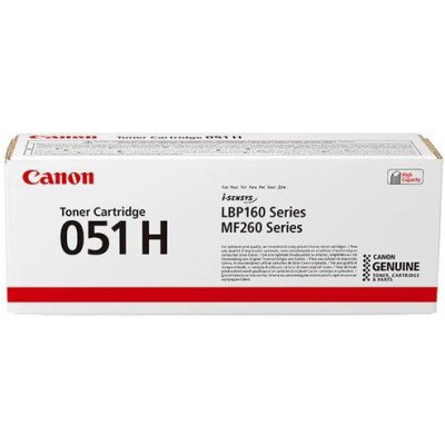 Canon 051H (2169C002), originálny toner, čierny, 4100 strán