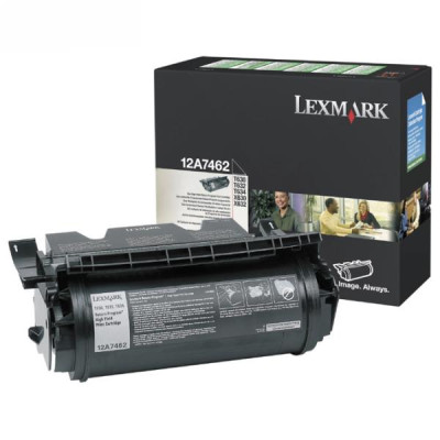 Lexmark 12A7462 (12A7468, 12A7362), originálny toner, čierny