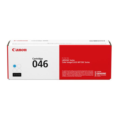 Canon 046C (1249C002), originálny toner, azúrový, 2300 strán